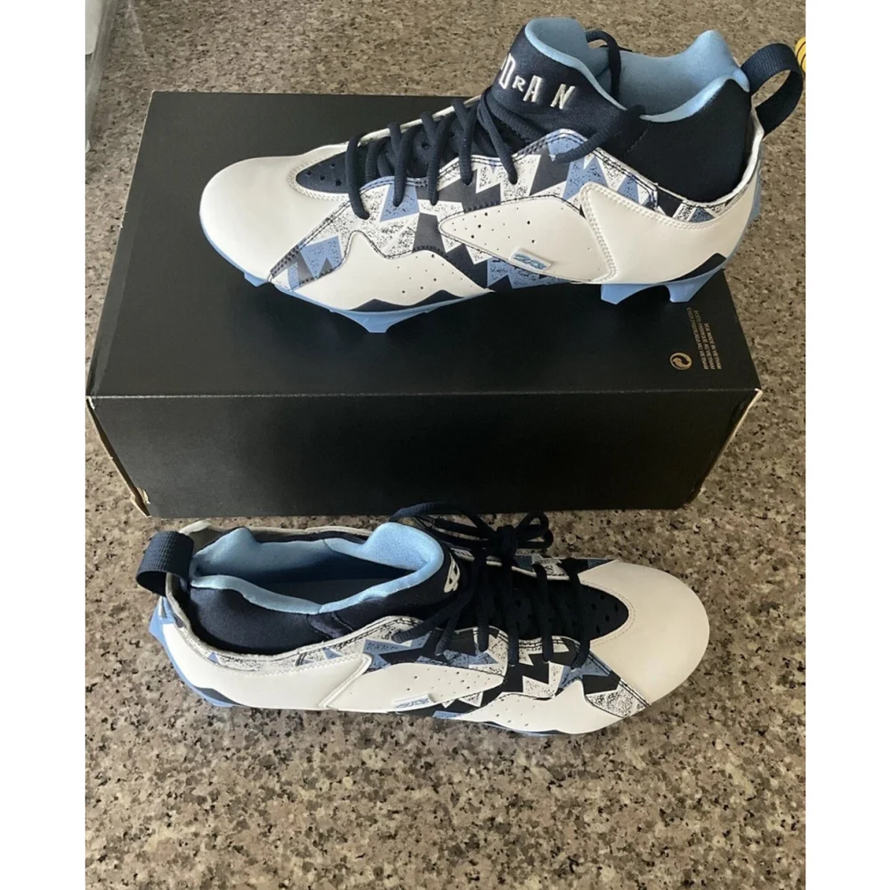 Jordan UNC PE Bundle Superbad 10.5 & Vapor Edge Cleats 12 Rare Player Exclusive Jordan UNC PE Bundle Superbad 10.5 & Vapor Edge Cleats 12  main image 4